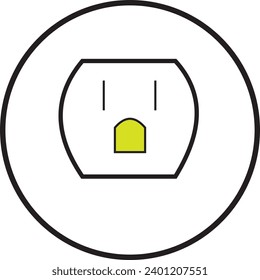 Simple icon of Voting Related Vector Line Icon