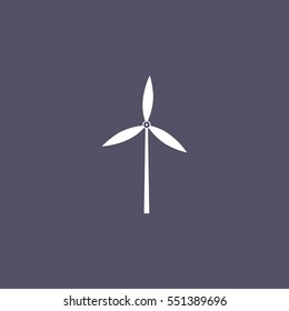 simple icon of wind turbines