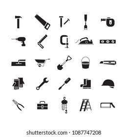 simple icon working tools, vector