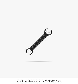 Simple icon wrench.