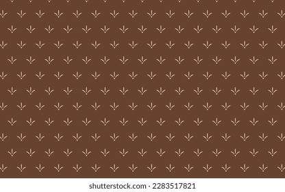 Simple iconic flower icon on seamless pattern. Find fill pattern on swacthes