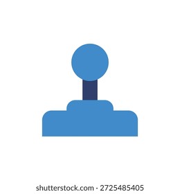 A simple and iconic illustration of a blue rubber stamp on a clean white background, often used as a symbol of approval, validation, or verification in various contexts, including business, corporate, and professional settings.