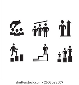 Simple icons or   balck and white 
