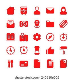 Simple icons basic for UI elements and web