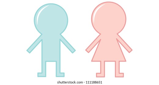 Simple Icons  Boy and Girl