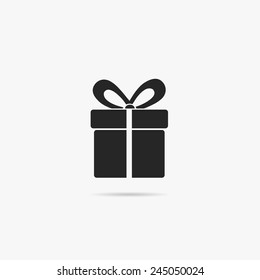 Simple icons Gift box.