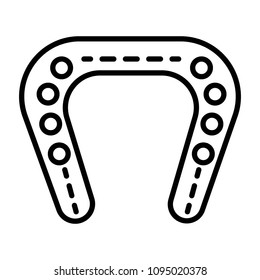 Simple icons horseshoe.
