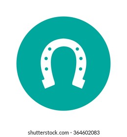 Simple icons horseshoe. Flat design style eps 10