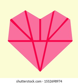 Simple icons material for wedding card design