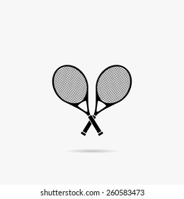 Simple icons on a theme of great tennis.