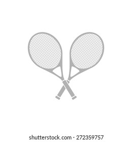Simple icons on a theme of great tennis.