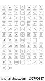 Simple icons set