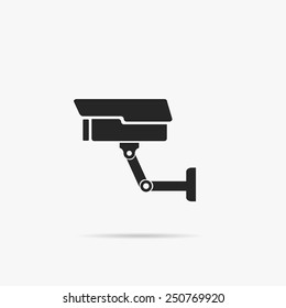 Simple icons surveillance camera.