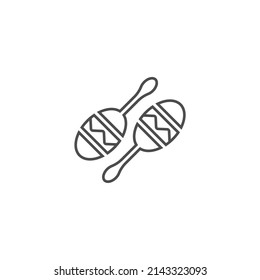 simple icons of various musical instruments
