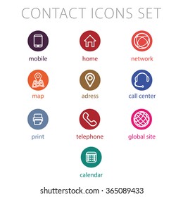 Simple Icons for Website Flowchart