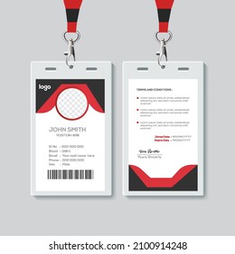 Simple Id card design template
