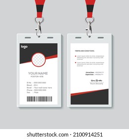 Simple Id card design template
