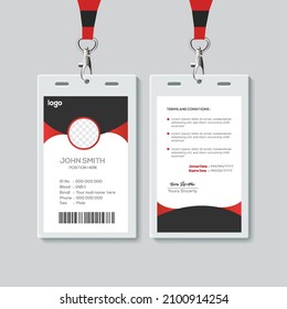 Simple Id card design template