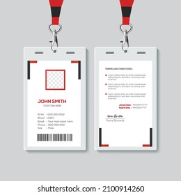 Simple Id card design template