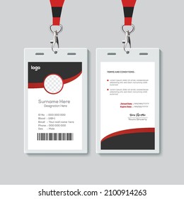 Simple Id card design template