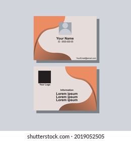 simple id card template design