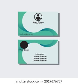 diseño simple de plantillas de tarjetas de identificación