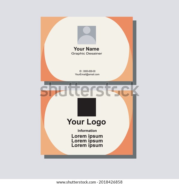 simple id card template\
design
