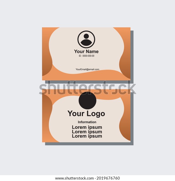 simple id card template\
design