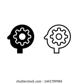 simple idea icon Vector Template Flat Design