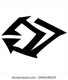 simple idea for logo in vector art style