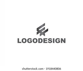 icono de diseño de logotipo de identidad simple con concepto de línea negra