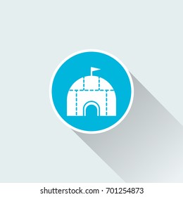 simple igloo icon