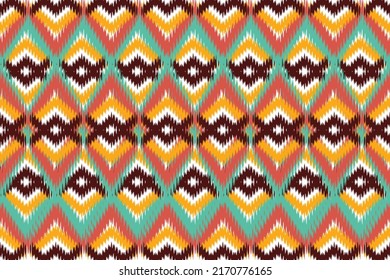 Simple Ikat Dress Designs Ethnic Pattern Stock Vector (Royalty Free ...