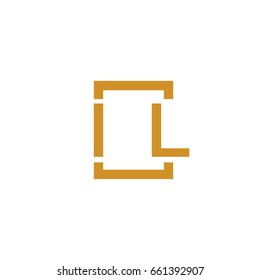 Simple IL initial Logo designs template vector illustration