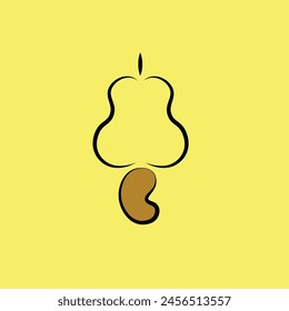 Simple Illustrated Cashew Design Template