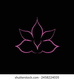 Simple Illustrated Flower Design Template