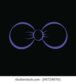 Plantilla de diseño de arco redondo ilustrado simple