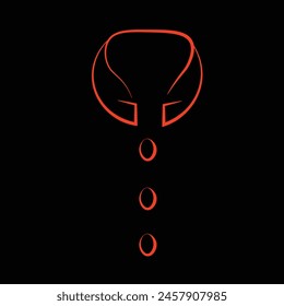 Simple Illustrated Shirt Button Design Template