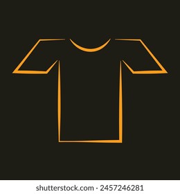 Simple Illustrated T Shirt Design Template