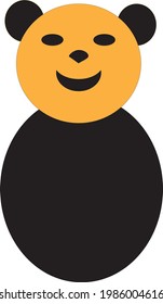 the simple illustration about bear 