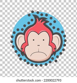 simple illustration about monkey pox viruses