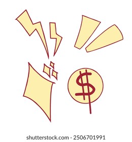 Simple illustration of Aset art