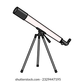 Simple Illustration of an Astronomical Telescope
