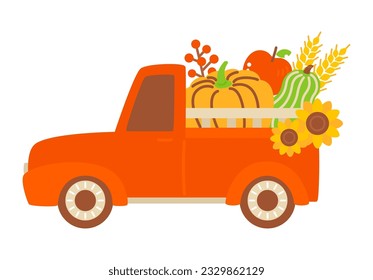  simple illustration of autumn harvest