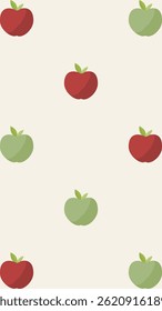 simple illustration background of apples
