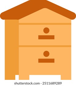 Una simple ilustración de una estructura de colmena