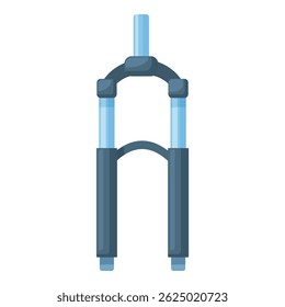 Simple illustration of a bicycle fork, an essential part of any bike's steering mechanism