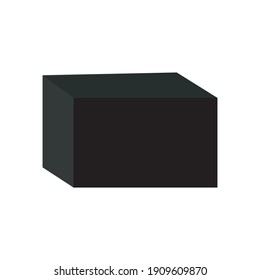 simple illustration of black box icon