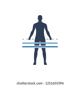 Simple Illustration of Body Scanning Icon