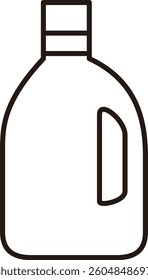 Simple illustration of a bottle